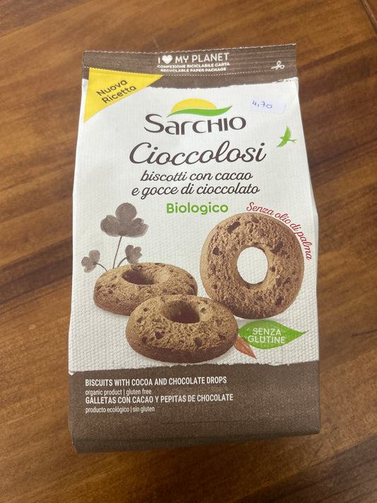 Biscotti cioccolosi senza glutine