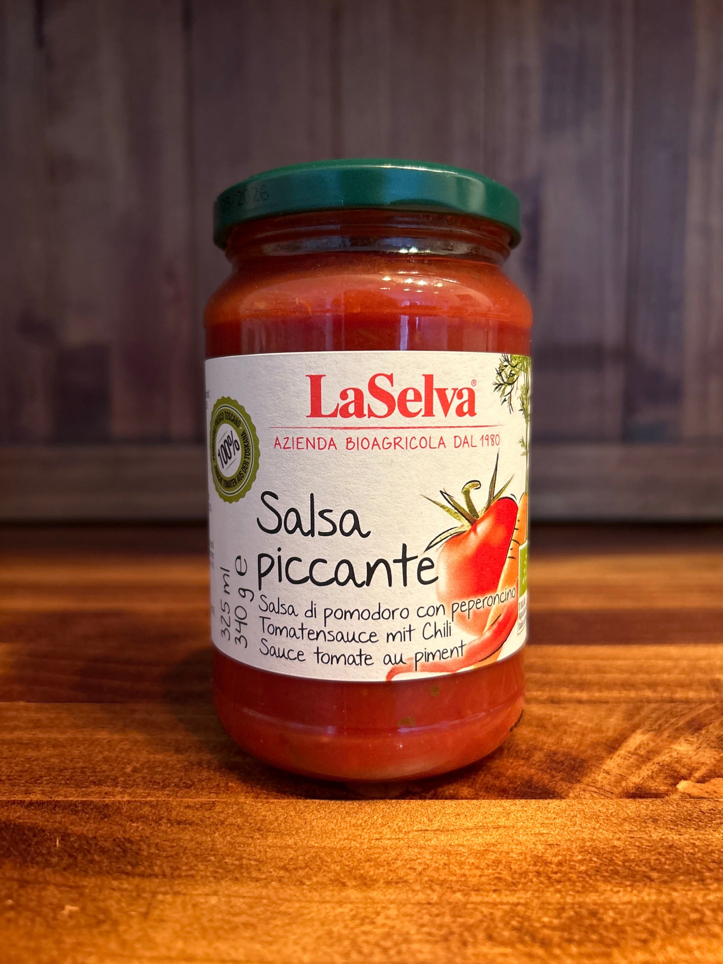 Salsa piccante bio 340g