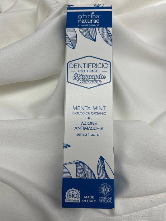 Dentifricio sbiancante alla menta