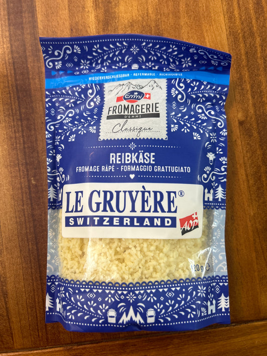 Formaggio grattugiato Gruyère