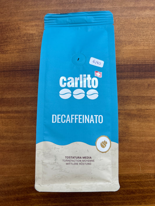 Caffè decaffeinato macinato