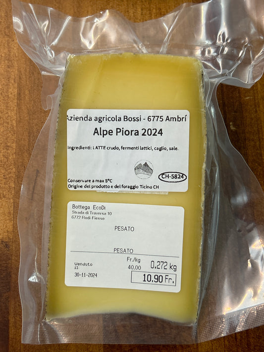 Formaggio alpe Piora prezzo al kg