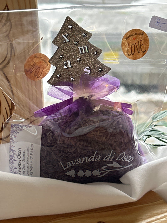 Sacchetto di lavanda con decorazione di Natale