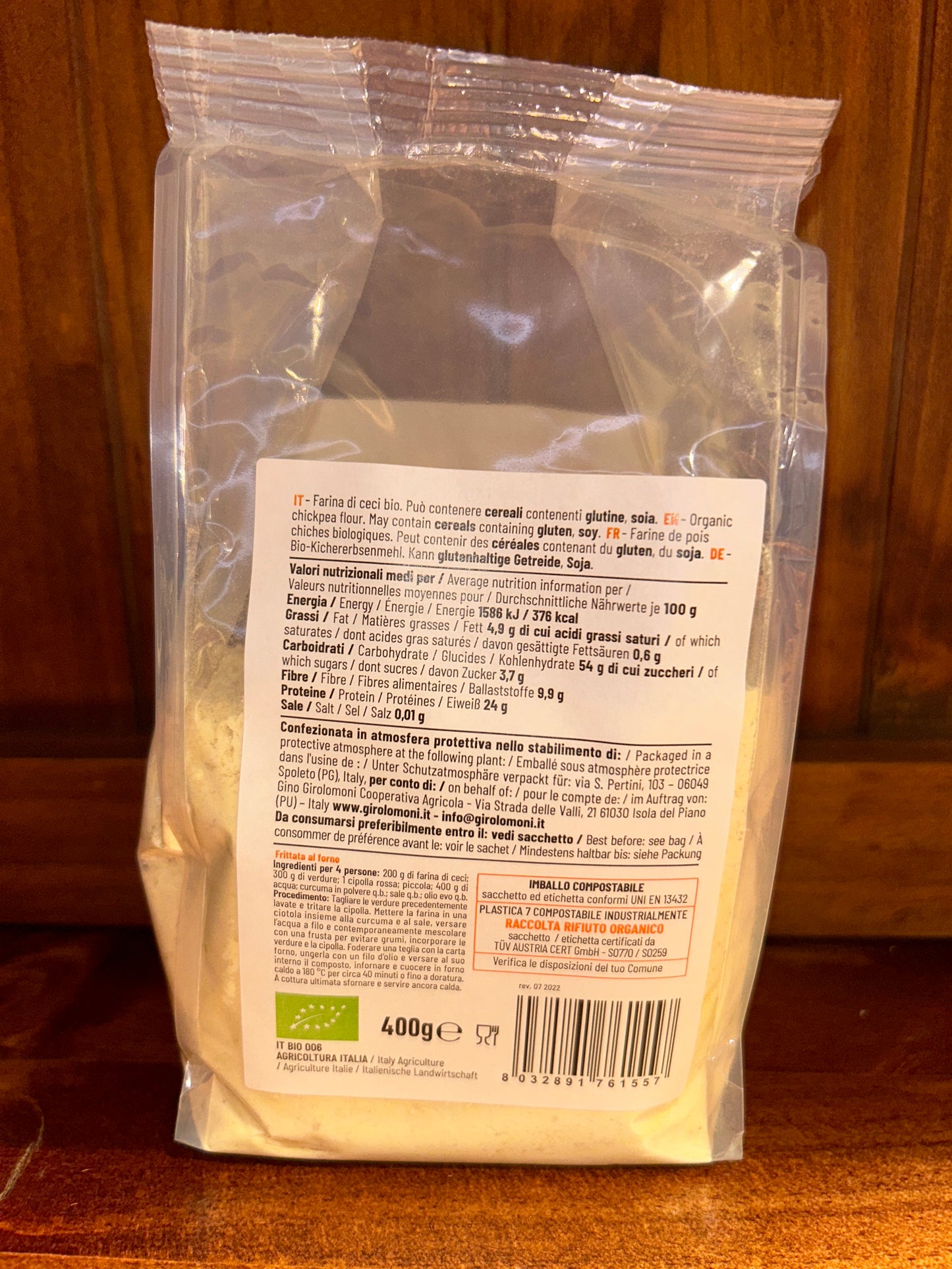 Farina di ceci bio 400g