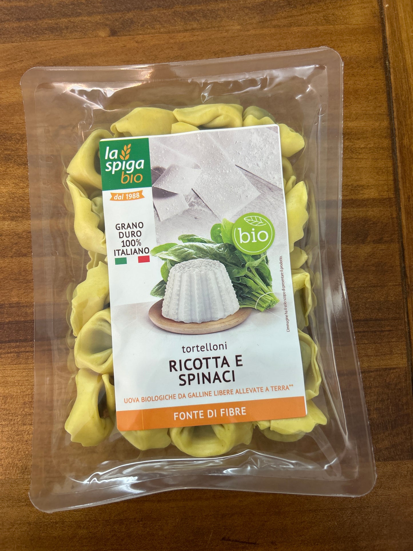 Tortelloni ricotta e spinaci