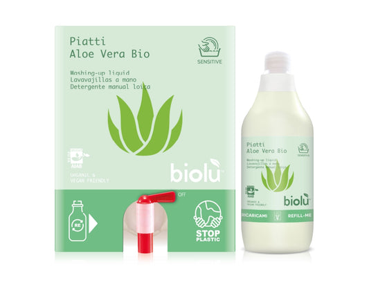 Riempimento detersivo piatti Aloe Vera BIO 1L (prezzo al litro)